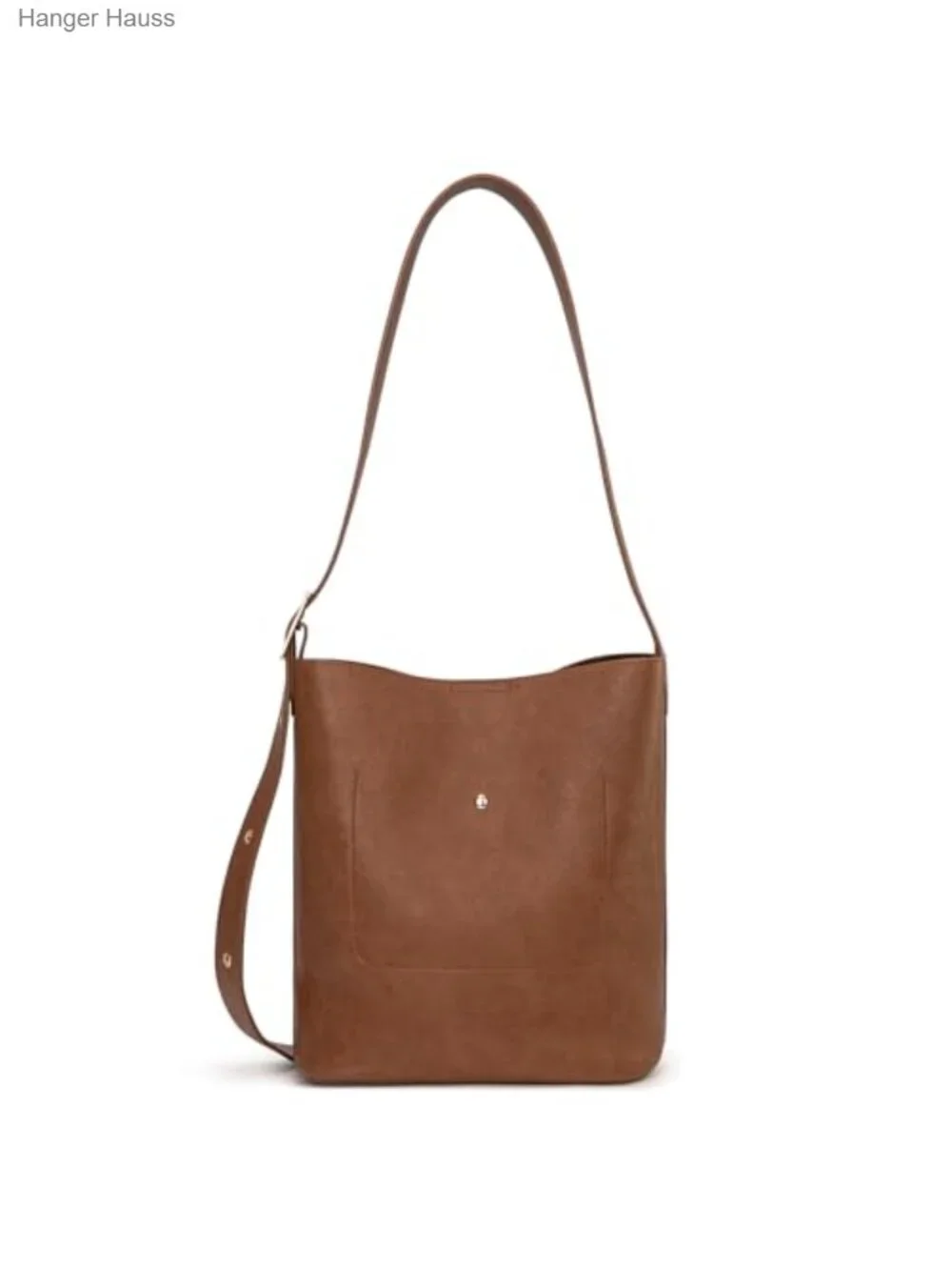 Medium Hobo Bag with Coin Pouch - Soft PU Leather Shoulder Handbag